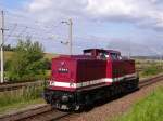 202 646-6 (112 646-5) der Erzgebirgsbahn bei der groen Lokparade im SEM am 24.08.08.