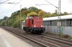 202 720 der Rbel/Mritz Eisenbahn durchfhrt am 13.10.09 Burgkemnitz Richtung Berlin.