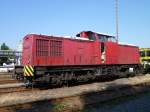 92 80 1202 726-6 D-HGB stand am 04.09.12 mit einem Bauzug in Bayreuth Hbf.