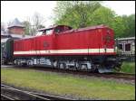 112 565-7 auf dem Bahnhofsfest in Putbus am 11.05.2013 
