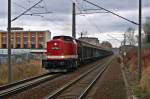 202 708 in Chemnitz-Schönau Richtung Altenburg. 22.12.2014(Aufgenommen vom Bahnsteig)