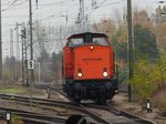 Diese V100 Ost kam am 07.11.2016 aus Richtung Riesa durch Falkenberg/Elster gefahren!