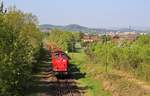 Aktuell finden auf der Strecke Gera-Saalfeld zwischen Neustadt an der Orla und Pößneck oberer Bahnhof Bauarbeiten statt.