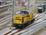 KGT 203 728,am 04.April 2022,auf Rangierfahrt in Bergen/Rügen.