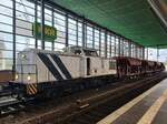 RailTransport Stift 745 703-9 (92 80 1203 915-4 D-RTTS) mit Güterwagen am 03.10.2023 in Erfurt Hbf.