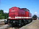 203 843 steht am 30.08.08 im SFW Delitzsch. Sie gehrt dem neuen EVU Eisenbahn Logistik Leipzig GmbH (ELL). Dank an Maik Rimpl fr die Info!