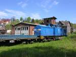 8.5.2005 204010 im Bahnhof Schleusingen.