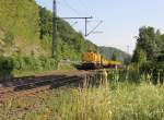 LW 203.001 mit mir unbekannten Wagen in Fahrtrichtung Sden. Aufgenommen am 06.07..2011 in Albungen.