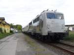 ‎203 147 zog am 13.05.2012 den Alstrommesszug mit der Prima II und 139 558 ins RAW Stendal