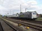 ‎203 147 zog am 13.05.2012 den Alstrommesszug mit der Prima II und 139 558 ins RAW Stendal