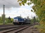 Hier nochmal ein Nachschuss auf 185 642-6 mit 203 128-4 (V100-SP-008) am 12.05.2012 in sdlicher Richtung in Eschwege West.