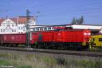 DB 203 114-4 ex DR 110 415-7, ex DB 202 415-6 mit berfhrung nach Ammendorf, fotografiert auf der Gterumfahrung Hbf.