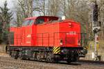 EBM Cargo 203 111 am 12.4.13 als Tfzf in Ratingen-Lintorf.