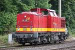 EBM Cargo 203 330 am 17.7.13 als Tfzf in Ratingen-Lintorf.