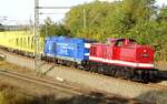 Am 22.10.2017 fuhren die 114 703-2 und die 246 049-2 von Niedergörne nach Stendal .