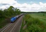 204 022 der PRESS und 118 770 der MTEG (Schublok) fuhren am 28.05.13 den Kessel durch das Vogtland Richtung Hof, hier in Drochaus.