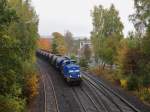 204 016 der PRESS bei der Einfahrt in Marktredwitz am 15.10.13