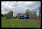 204 011+204 012 der PRESS fuhren mit einen Autozug.Hier bei Syrau.