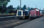 211 222 + 212 221  Karlsruhe Hbf  07.09.75