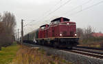 Zusammen mit 211 019 beförderte 211 054 am 02.12.17 einen Sonderzug von Vienenburg nach Leipzig.