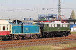 E40 128 mit 212 372-7 in Hürth-Kalscheuren 18.4.2018