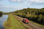 212 371 von UTL fuhr am 28. September 2018 Lz durch Günzburg Richtung Ulm.