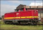 Tag der offenen Tr im BW Bismarck : TSD 212 325-5 (Eigentmer Transport Schienen Dienst) vermietet an die Bocholter Eisenbahn Gesellschaft(BEG) beim Wochenenddienst im BW .