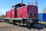 V 100 2299 (1212 229-9) der VEB, abgestellt am Bf Euskirchen - 04.04.2020