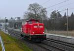 LZ fährt die 212 310 durch Weinheim Sulzbach gen Weinheim Hbf.