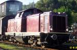 DB-Diesellok 212 007-9 bei den Museumstagen im Eisenbahn-Museum Bochum-Dahlhausen.