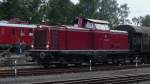 212 007 mit einem Sonderzug bei der Ausfahrt aus dem Museum Bochum Dahlhausen am 18.9.2010.