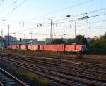 712 004 steht mit dem Rettungszug  am  21.09.2011 in Mannheim. Aufgenommen  aus dem  Zug 