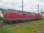 Eine V 200 (221 122) der EfW in Niederlahnstein am 22.6.2006.