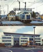 Der Bahnhof Iserlohn einst und jetzt.