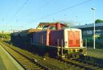 212 167 mit Arbeitszug am 16.10.1999 in Hildesheim Hbf