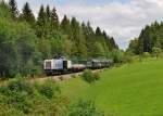 212 249 mit einem Sonderzug am 01.08.2014 bei Auerbach.