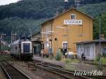 Stockheim in Hessen: Um 14.35 Uhr 212368 mit Nahverkehrszug nach Bad Vilbel.