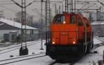 BBL Logistik 02 (92 80 1214 009-3 D-BBL) + 10 (92 80 1214 023-4 D-BBL) als Tfzf Richtung Offenbach, in Frankfurt (M) Sd; 22.12.2010