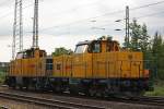 Leonard Weiss 214 010 und 214 008 am 11.6.12 in Ratingen-Lintorf.