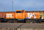 214 025-9 der BBL im Bahnhof Euskirchen - 21.11.2012