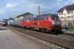 215 058 + 215 067  Schwäbisch Hall - Hessental  07.05.93