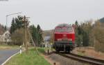 215 086-0 als Tfzf ????? (Altenkirchen-Au(Sieg)) bei Obererbach 31.3.14