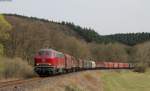 215 086-0 mit dem EK 5429x (Selters-Au (Sieg)) bei Oberähren 31.3.14