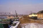 216 033 bei Duisburg Hochfeld, 16.02.1985.