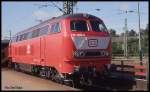 Fahrzeugschau am 29.08.1993 im Hundertwasser Bahnhof Uelzen: 216069