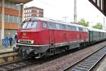 IGE 216 224-6 mit Sonderzug beim Dampfspektakel am 28.04.18 in Trier Hbf 