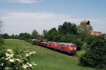 217 021 und 217 003 mit FZ 56521 bei Mhldorf (25.05.2007)