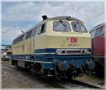 217 014-0 im DB Museum Koblenz-Ltzel. 22.05.2011 (Hans)