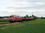 217 019 und 217 020 mit Kesselzug in Pirach (04.09.2006)