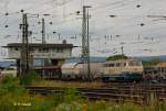 217 014-0 bei der Lokparade am 14.06.2014 im DB Museum Koblenz Lützel.